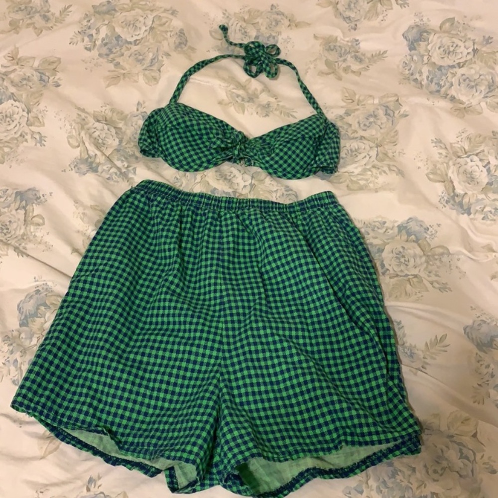 Cute Vintage Looking High Waisted Swim Suit